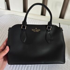 Kate Spade Black Satchel with Gold Hardware